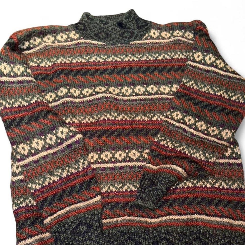 Women’s Aztec oversized Wool Sweater